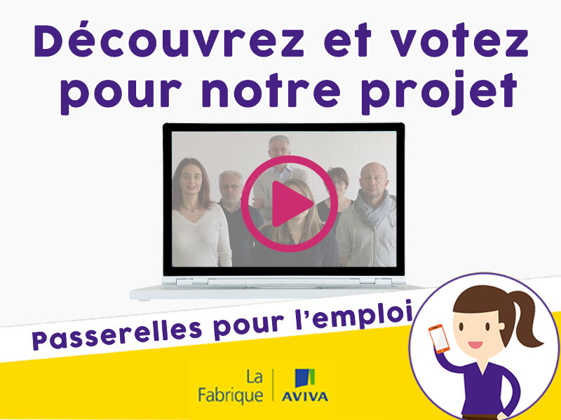 Passerelles et Compétences crée un programme destiné aux chercheurs d'emploi et aux associations La fabrique Aviva